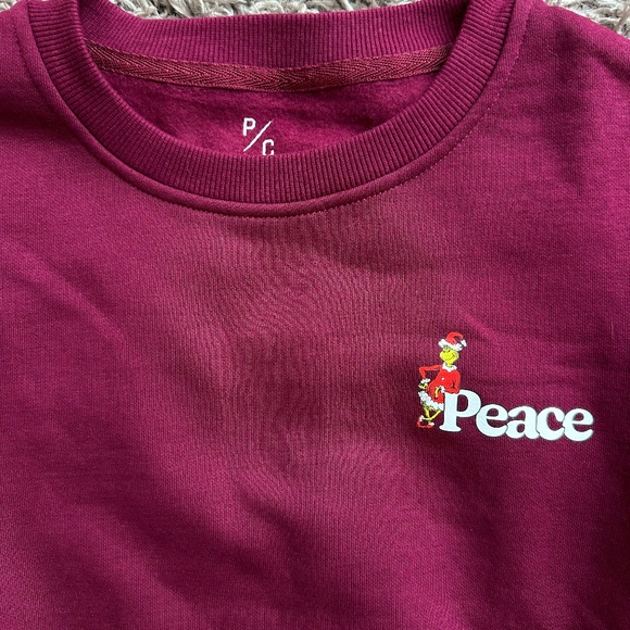 Peace Collective Grinch "Peace" Kids Crewneck - Picture 3 of 4